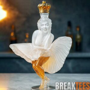 Marilyn Monroe Whiskey Bottle – A Timeless Icon in Crystal and Gold