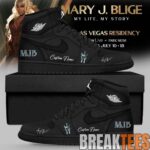 Mary J Blige Las Vegas Residency Tour 2026 Signature All Black Air Jordan 1 1