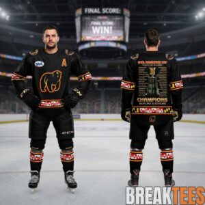 Maryland Black Bears x Robertson Cup Champions 2026 Hockey Jersey 2