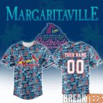 Memphis Redbirds Margaritaville Night Custom Jersey 1