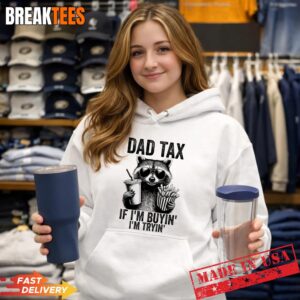 Mens Dad Tax If I'm Buyin I'm Tryin Men Funny Fathers Day Performance T-Shirt 1