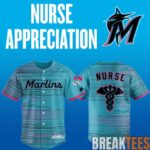 Miami Marlins 2026 Nurse Appreciation Baseball Jersey 1