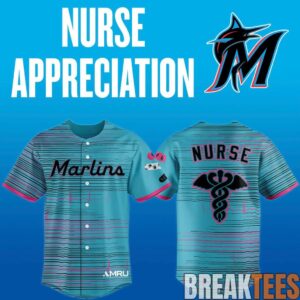 Miami Marlins 2026 Nurse Appreciation Baseball Jersey