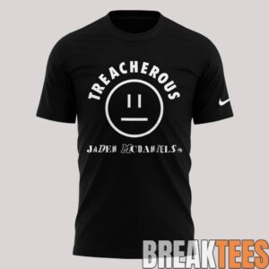 Minnesota Timberwolves Jaden McDaniels TREACHEROUS Special T-Shirt 2026 1
