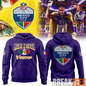 Minnesota Vikings 2026 NFL Mexico City Game Hoodie