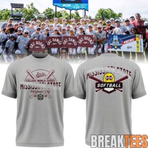 Mississippi State Bulldogs Softball Womens College World Series 2026 Shirt