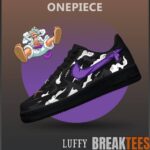 Monkey D Luffy One Piece Special Black Cloud Air Force 1 Shoes 1