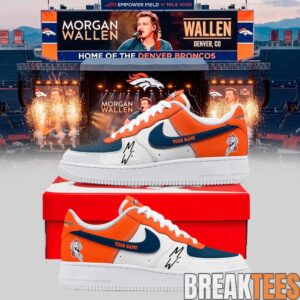 Morgan Wallen x Denver Broncos – Still The Problem Tour 2026 AF1 Shoes