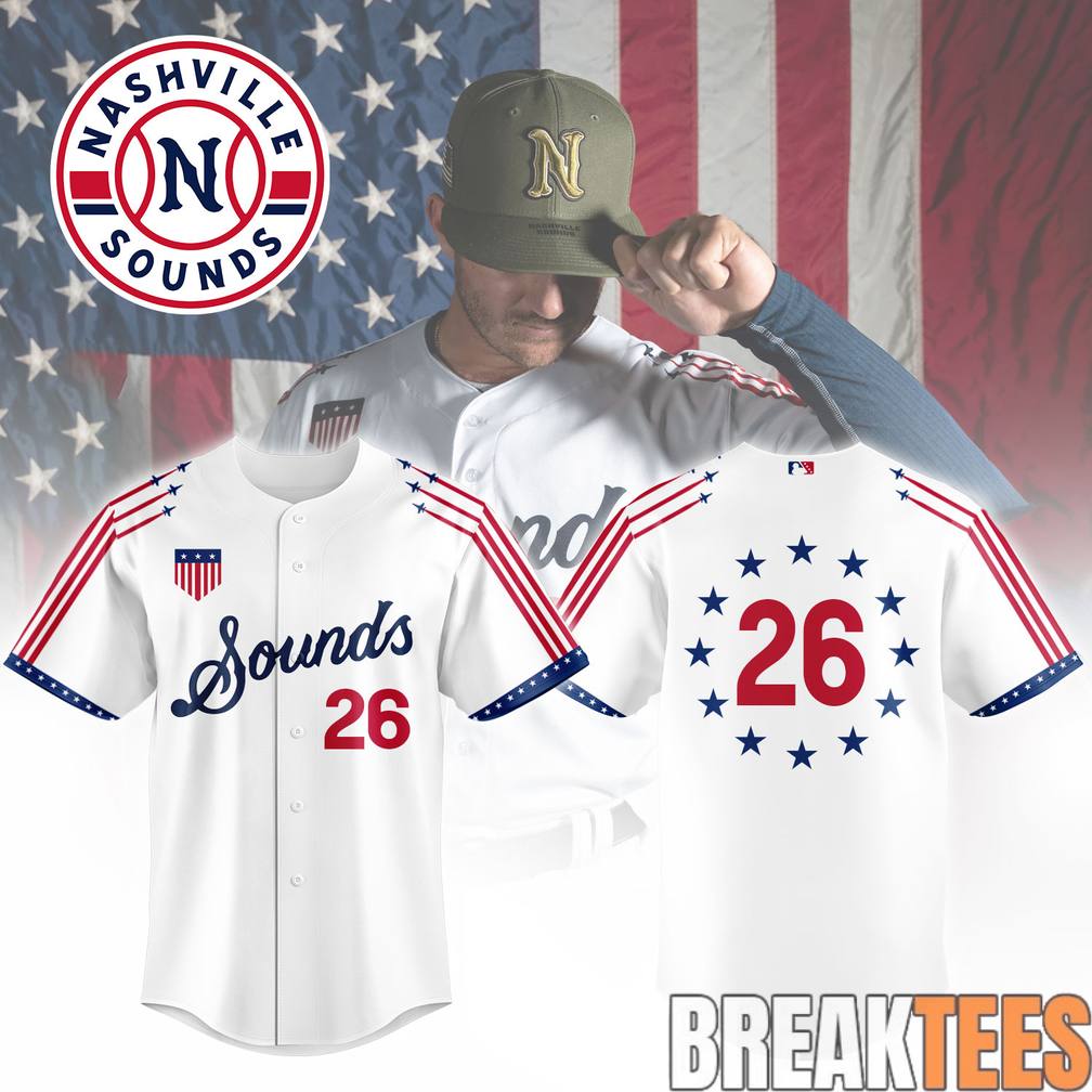 Nashville Sounds Military Appreciation Custom Jersey Nashville Sounds Military Appreciation Custom Jersey