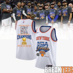 New York Knicks 2026 NBA Eastern Conference Champions Basketball Jersey 1