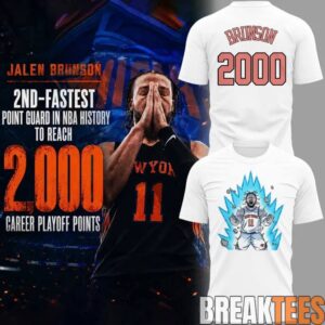 New York Knicks Jalen Brunson Its Over 2000 Shirt