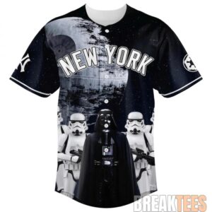 New York Yankees x Star Wars Night 2026 May the Force Be With You Baseball Jersey 2
