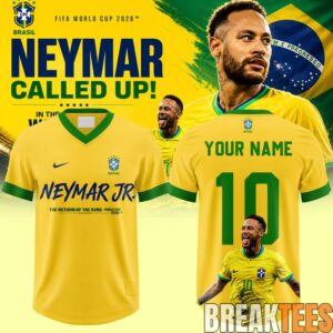 Neymar Is Back  Brazil National Team World Cup 2026 Football Jersey