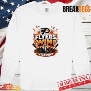 Official Philadelphia Flyers win victory ICE HOCKEY Shirt 2