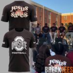 Ohio State Buckeyes Jesus Saves TShirt 1