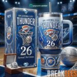 Oklahoma City Thunder 26 Playoffs Premium YETI Tumbler 1