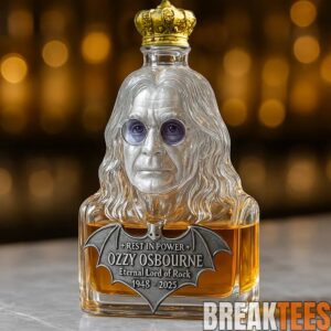 Ozzy Osbourne Tribute ‘Immortalized in Glass’ Limited Edition Whiskey Bottle