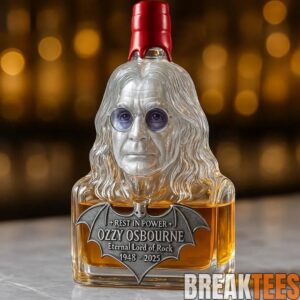 Ozzy Osbourne Tribute 'Immortalized in Glass' Limited Edition Whiskey Bottle 1