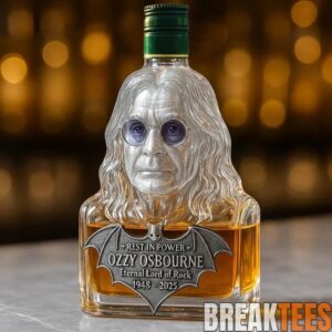 Ozzy Osbourne Tribute 'Immortalized in Glass' Limited Edition Whiskey Bottle 2
