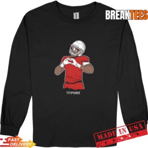 PHNX football heart hand sign T-Shirt 2