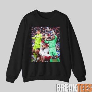 Pablo Fouled David Raya Shirt 2