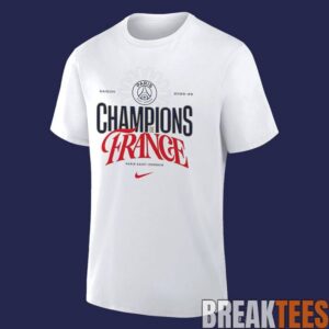 Paris Saint-Germain Champions de France 2026 T-Shirt 1
