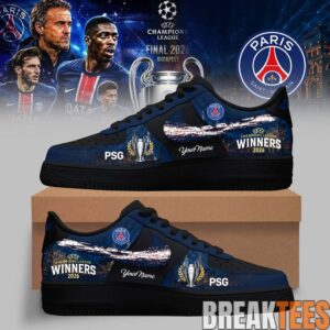 Paris Saint-Germain UEFA Champions League Winners 2026 Edition Custom AF1 Shoes