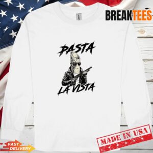 Pasta La Vista Terminator parody T-Shirt 2