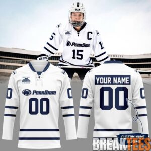 Penn State Nittany Lions 2026 Beaver Stadium Game Hockey Jersey – White
