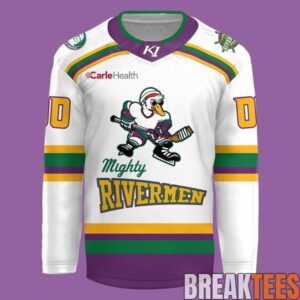 Peoria Rivermen Mighty Ducks Night Hockey Jersey 1