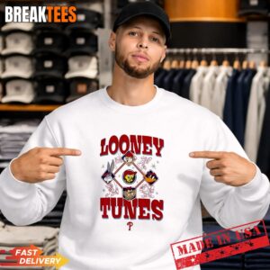 Philadelphia Phillies baseball Looney Tunes cartoon T-Shirt 3