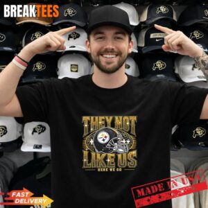 Pittsburgh Steelers NFL They not like us here we go helmet twinkle T-Shirt