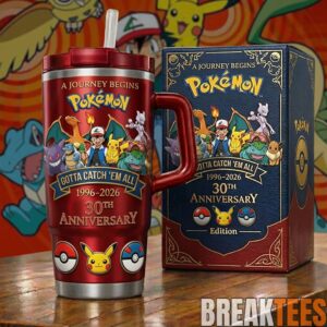Pokemon 30th Anniversary ‘Gotta Catch’em All!’ Tumbler