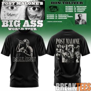 Post Malone Big Ass World Tour Midnight Posty Shirt