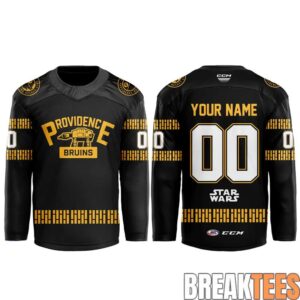 Providence Bruins x Star Wars Night 2026 Custom Hockey Jersey 1