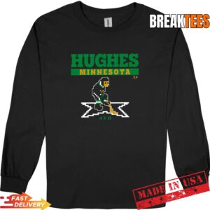 Quinn Hughes Minnesota Hockey Retro Shirt 2