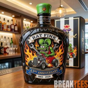 Rat Fink 63rd Anniversary Limited Edition Whiskey Bottle