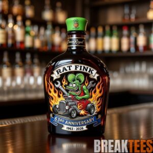 Rat Fink 63rd Anniversary Limited Edition Whiskey Bottle 1 Rat Fink 63rd Anniversary Limited Edition Whiskey Bottle 1