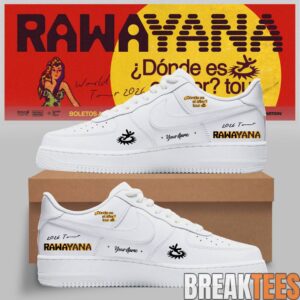 Rawayana Dnde Es El After World Tour 2026 Custom Air Force 1 Shoes 1