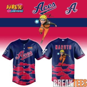 Reno Aces x NARUTO Night Game Special Baseball Jersey