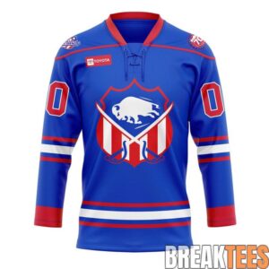 Rochester Americans 1980s Throwback Night Custom Hockey Jersey 1