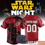 Rochester Red Wings x Star Wars Night Custom Baseball Jersey 1