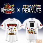 Rochester Redwings Peanuts Night MiLB 2026 Personalized Baseball Jersey