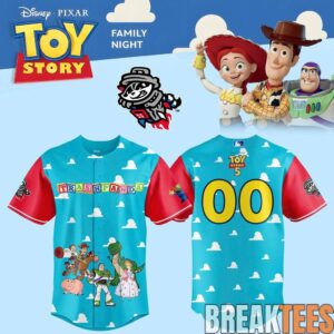 Rocket City Trash Pandas x Toy Story Night Custom Baseball Jersey