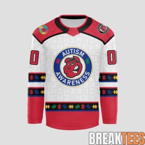 Rockford IceHogs 2026 Autism Awareness Custom Hockey Jersey 1