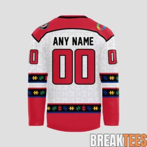 Rockford IceHogs 2026 Autism Awareness Custom Hockey Jersey 2