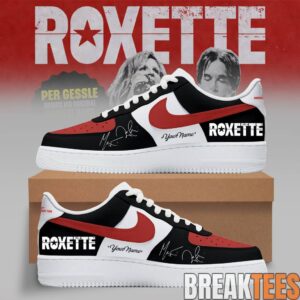Roxette 40th Anniversary Tour 2026 Custom Air Force 1 Shoes