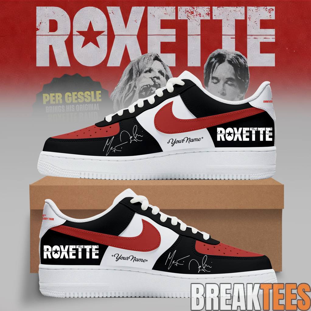 Roxette 40th Anniversary Tour 2026 Custom Air Force 1 Shoes Roxette 40th Anniversary Tour 2026 Custom Air Force 1 Shoes