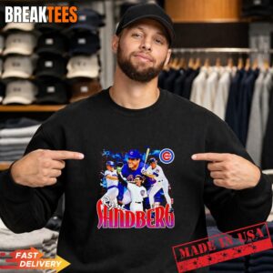 Ryne Sandberg Chicago Cubs baseball graphic T-Shirt 3
