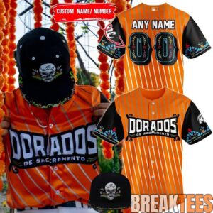 Sacramento River Cats x Dorados de Sacramento 2026 Custom Baseball Jersey
